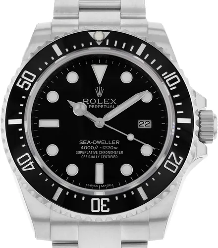 Vista 2 de Rolex Seadweller 116600BKSO - Reloj para hombre con esfera negra Negro