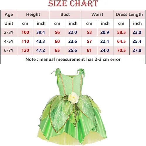 Vista 2 de TYHTYM Deluxe Princess Costumes Little Girls Dress Kids Fancy Gown Cosplay Halloween Party