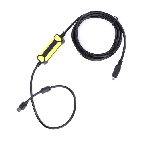 Vista 7 de ViaGasaFamido Cable de programación Cable de datos apto para FX1S/1N/2N/3U FX Series PLC USB-SC09-FX Línea de descarga de cable de 8.2 ft Línea