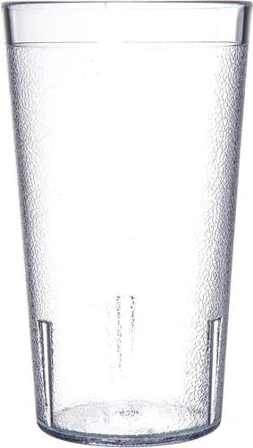 Vista 3 de Vasos de plástico Carlisle, apilables, resistentes a la rotura, sin BPA, 12 onza, Transparente