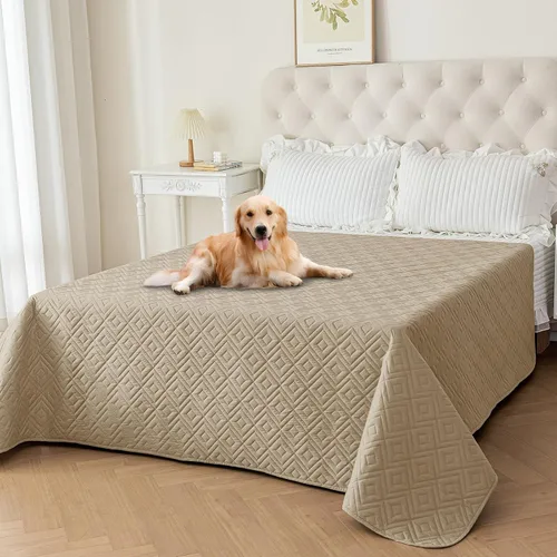 Vista 22 de Manta Impermeable para Sofá para Perros 2026 (30"x53") Cómoda Alfombrilla de Sofá de Dos Plazas para Mascotas con Respaldo Antideslizante, Forro