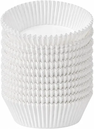 Vista 2 de #601 - Tazas de papel blanco para dulces, paquete de 1000 suministros para hacer dulces