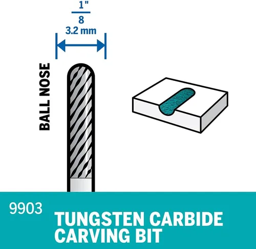 Vista 14 de Dremel Cortador de carburo de tungsteno 9901