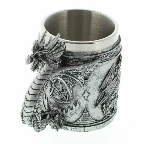 Vista 6 de Furniture Creations SERPENTINE DRAGON, 5.75" x 3.5" x 5", Taza multicolor