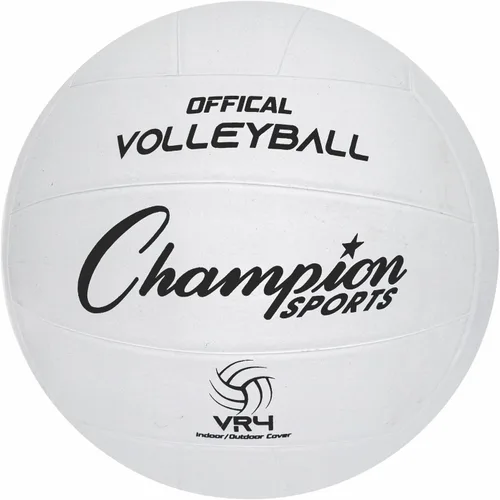 Vista 6 de Champion Sports Rubber Volleyballs – Durable Official Size Balls for Game & Practice Use, Indoor/Outdoor Play