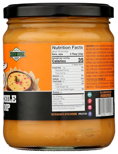 Vista 2 de 505 Southwestern Green Chile Queso Dip 15oz (paquete de 6 tarros)