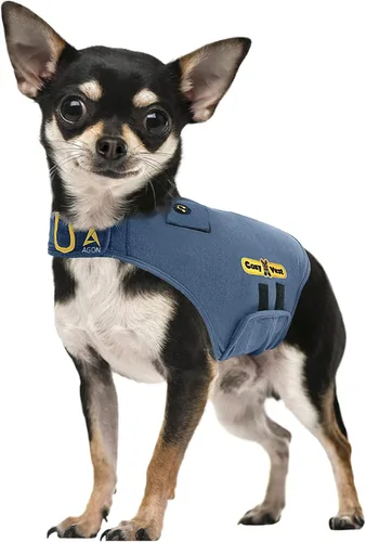 Vista 2 de CozyVest® - Chaleco de ansiedad para perros 3 en 1 con música y aromaterapia, camisa con sonido relajante y aceites esenciales, chaqueta