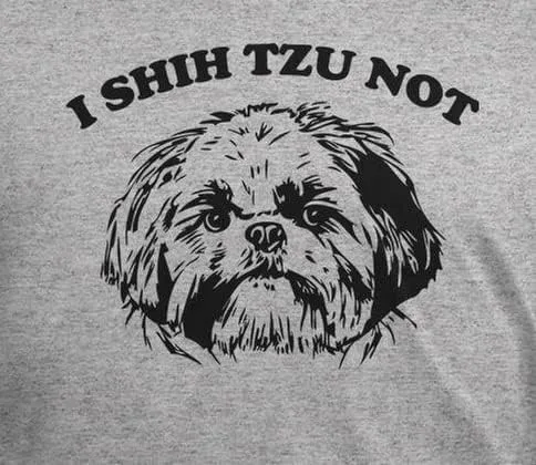 Vista 4 de I Shih Tzu Not Heather Grey Camiseta para adultos