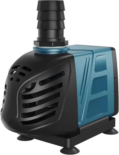 Vista 9 de Uniclife Bomba de agua sumergible y en línea de 400 GPH para acuario, 30 W, 6 pies de altura, CA de 120 V, silenciosa, ajustable, bomba de retorno