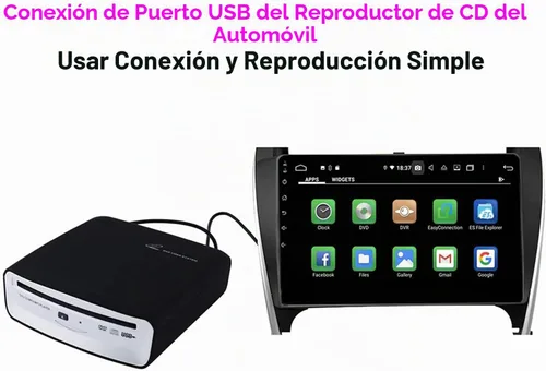 Vista 2 de Reproductor de CD portátil externo para el reproductor de CD