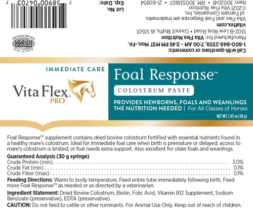Vista 3 de Vita Flex Pro - Suplemento de potro y respuesta, pasta de calostro 1.05 oz