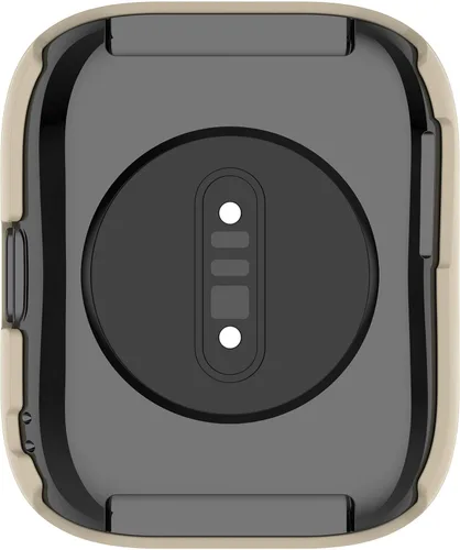Vista 6 de RuenTech Protector de pantalla compatible con Amazfit Bip 5, funda protectora de policarbonato impermeable, película de vidrio templado HD integrada