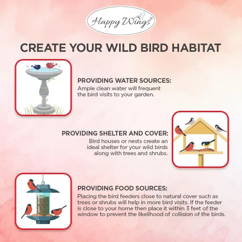 Vista 6 de Happy Wings - Alimento para pájaros con semillas de cártamo de 5 libras