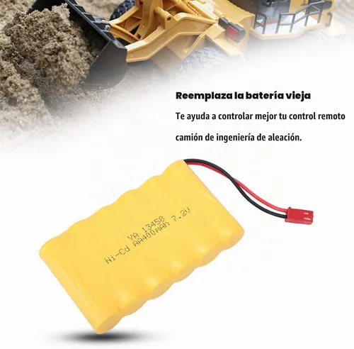 Vista 7 de JERYS Batería de coche de RC, 7.2V 400MAH 2PCS RC accesorios del coche para al aire libre