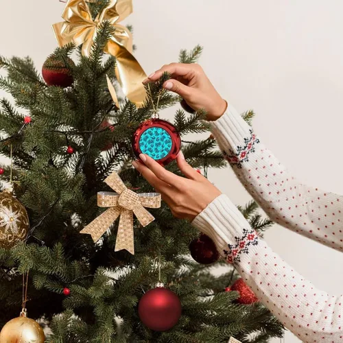 Vista 47 de Boobs Funny Shatterproof Matte Christmas Balls for Tree Wreath Home Decor 1PCS
