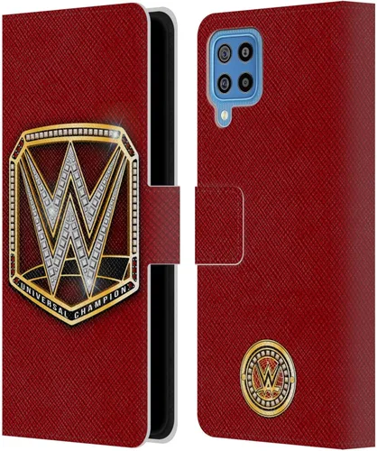 Vista 265 de Head Case Designs Officially Licensed WWE Cruiserweight Champion Title Belts Leather Wallet Case Compatible with Samsung Galaxy A07 4G Campeón