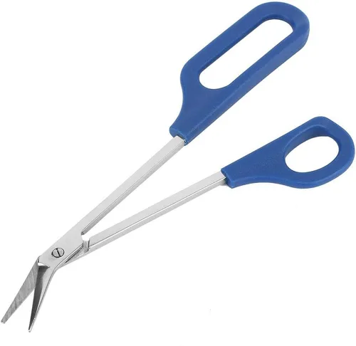 Vista 3 de Tijeras de uñas de mango largo para uñas gruesas con diseño único ergonómico de acero inoxidable para cutículas