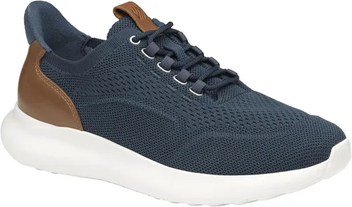 Vista 9 de Johnston & Murphy Men’s Amherst 2.0 Knit Plain Toe Dress Casual Shoe Punto negro jaspeado