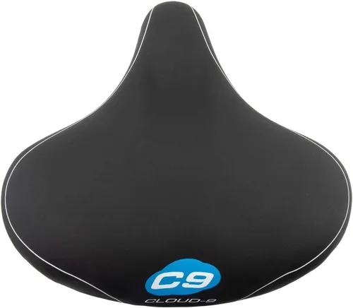 Vista 2 de Sunlite Cloud-9 - Sillín de bicicleta con suspensión Cruiser, gel Cruiser, tricolor negro sillines y asientos de bicicleta