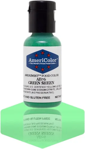 Vista 24 de AmeriColor Amerimist Color para Aerógrafo .65 Onzas, Azul Perla Brillante
