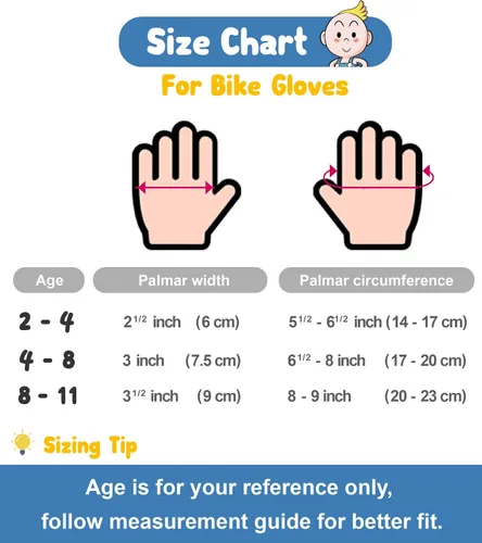 Vista 5 de Guantes de bicicleta para niños equilibrados, bicicleta de montaña, ciclismo I, transpirables, sin dedos, guantes de ciclismo con cojines extra