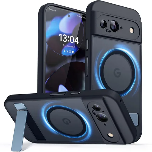 Vista 15 de CANSHN Funda magnética para Google Pixel 9 Pro XL (6.8 pulgadas), mejorada [protección completa de la cámara] [compatible con Magsafe]