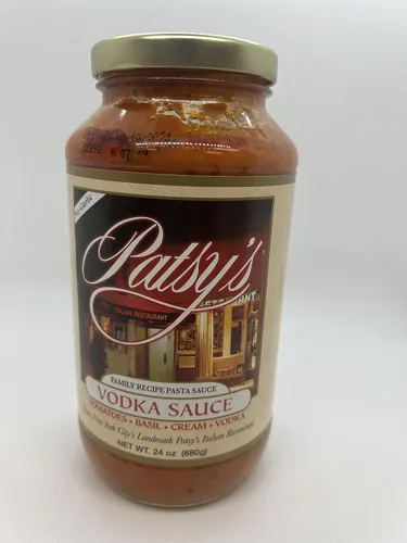 Vista 4 de Patsy's Salsa de pasta italiana, albahaca de tomate (caja de 6)