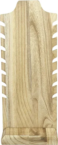 Vista 4 de MOOCA Collar independiente de madera ligera soporte de exhibición de caballete para múltiples collares busto y collares soporte de exhibición
