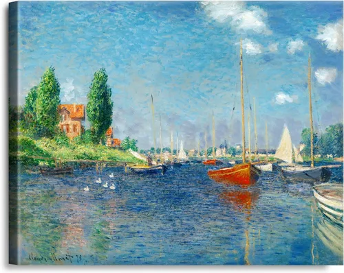 Vista 310 de A&T ARTWORK Antibes Seen from The Salis Gardens de Claude Monet Las Obras de Arte Clásico Mundial Reproducciones, Impresiones de Arte en Lienzo