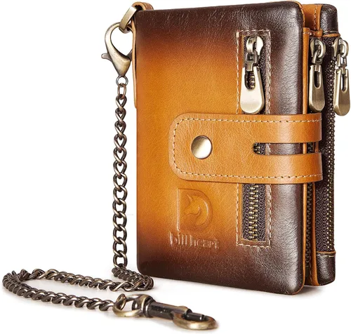 Vista 9 de bill heart BH0002-Billetera con cadena, Negro, Escandinavo