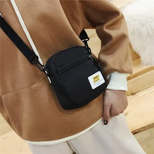 Vista 6 de Bolsos cruzados de nailon para mujer, bolso cruzado pequeño, monederos para mujer, bolso cruzado estético