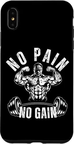 Vista 11 de No Pain No Gain Workout Motivational Case for iPhone 16