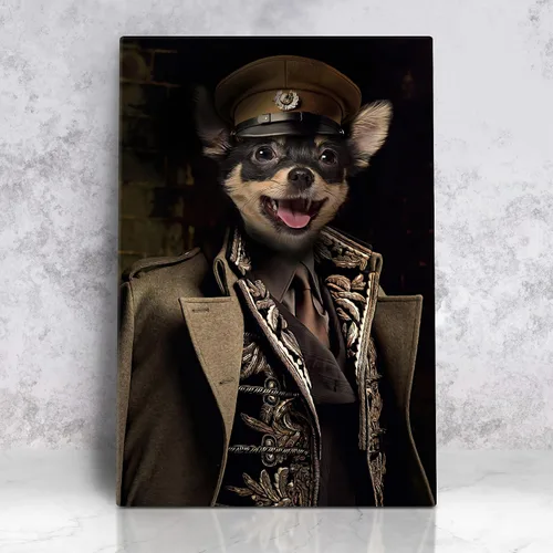 Vista 22 de Awesometik Impresión en lienzo personalizada retrato real de mascota a partir de foto, retrato personalizado del Renacimiento, retratos, retratos 20