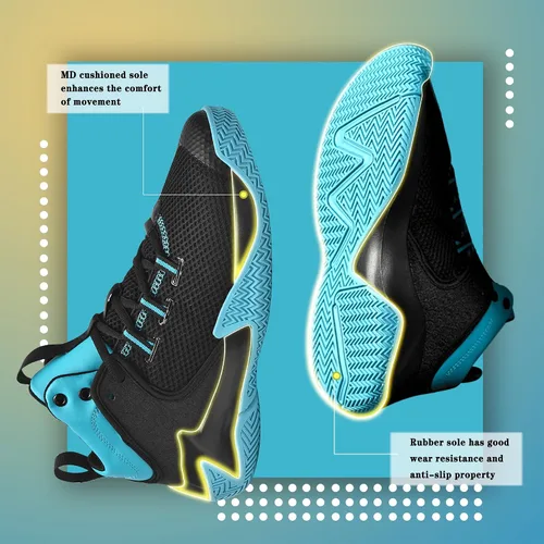 Vista 4 de CJSPORX - Tenis de baloncesto para hombre, transpirables, antideslizantes, para correr