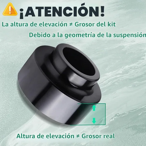 Vista 5 de SCITOO Kit de elevación niveladora trasera de 1.5" Compatible para GMC Yukon 2001-2019, Yukon XL 2015-2018, Yukon XL 1500 2001-2014, Envoy