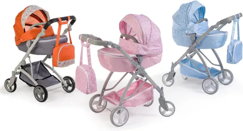 Vista 18 de JC Toys - Berenguer Boutique Cochecito deportivo plegable de lujo Colección Blue Royal para muñecas de hasta 20 pulgadas A partir de 3 años
