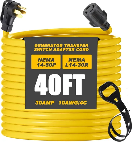 Vista 8 de Kanayu Cable adaptador de interruptor de transferencia de generador NEMA TT