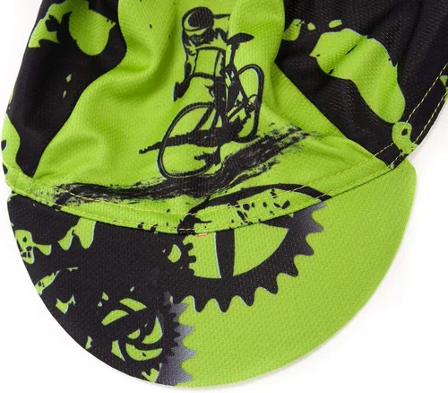 Vista 2 de JPOJPO - Gorra de ciclismo para hombre, poliéster, transpirable, absorbe el sudor