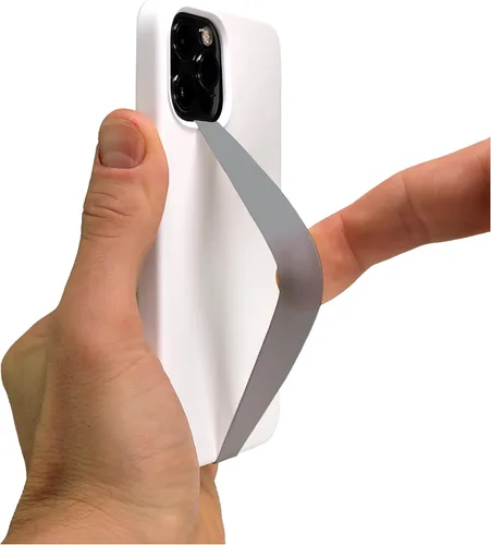 Vista 20 de Phone Loops: Agarre de teléfono no elástico, correa de teléfono, soporte de teléfono para mano, pequeño, ligero y discreto soporte para teléfono