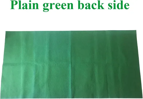 Vista 3 de Juego de mesa de ruleta de fieltro – 36 x 72 pulgadas, rectangular, estilo Las Vegas, color verde, para póquer, ideal para juegos de póquer, eventos