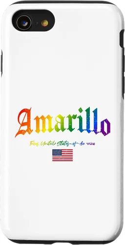 Vista 18 de iPhone 16 Amarillo Gothic Design Lgbtqai+ rainbow Version Case