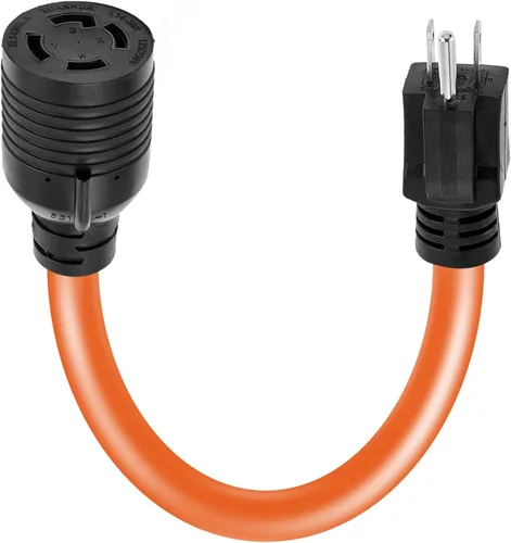Vista 16 de Cable adaptador de secadora NEMA 5-15P a 10-30R, 1.5 pies