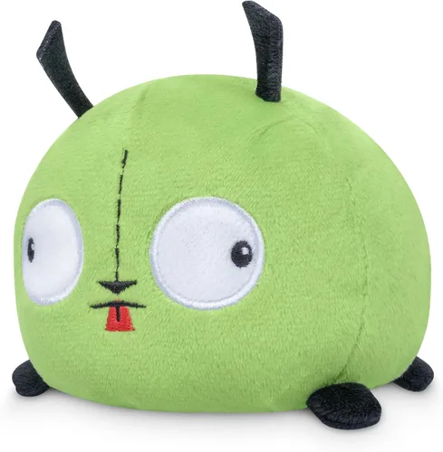 Vista 3 de TeeTurtle Invader Zim Gir Muñeco de Peluche - Linda Bolsa de Hombro Plegable de Novedad