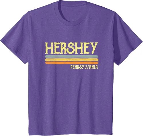 Vista 55 de Camiseta vintage de regalo de recuerdo de Hershey Pennsylvania PA, Negro, S