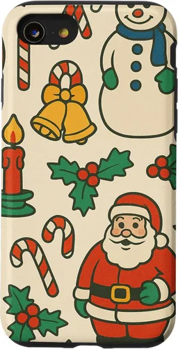 Vista 18 de Patrón retro de los años 90, decoración nostálgica de vacaciones para iPhone 16
