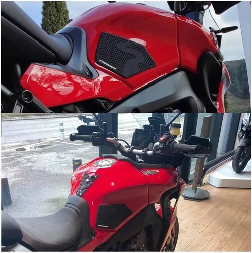 Vista 3 de Fuel Tank Gasket for Yam&aha Tracer 900 Tracer 9 GT 2021 MT-09 MT09 Motorcycle Non-Slip Side Fuel Tank Stickers Pad Rubber Sticker