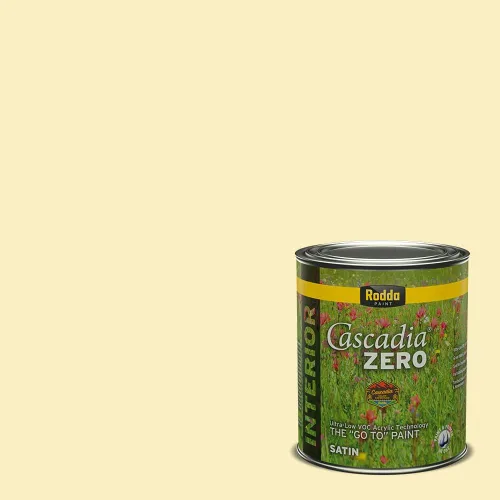Vista 53 de Rodda Paint CASCADIA XL Pintura e imprimación satinada exterior en uno, cuarto de galón, Costa de Marfil