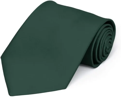 Vista 59 de tiemart Corbata de color sólido prémium Negro