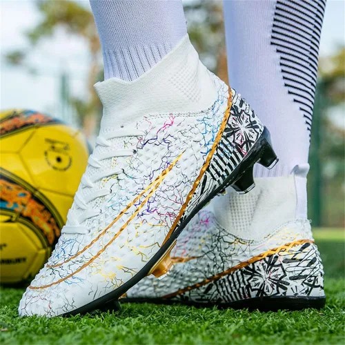 Vista 5 de KAEAEILSS Mens Soccer Boots Football Shoes Cleats Spike Shoes Sneaker Comfortable Adults Athletic OutdoorIndoorCompetitionTraining