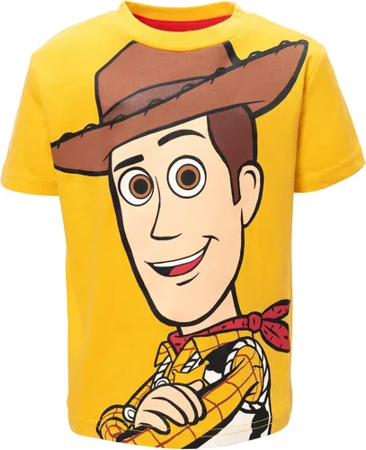 Vista 7 de Disney Pixar Toy Story Rex Buzz Lightyear Woody - Paquete de 3 camisetas para niños pequeños a grandes